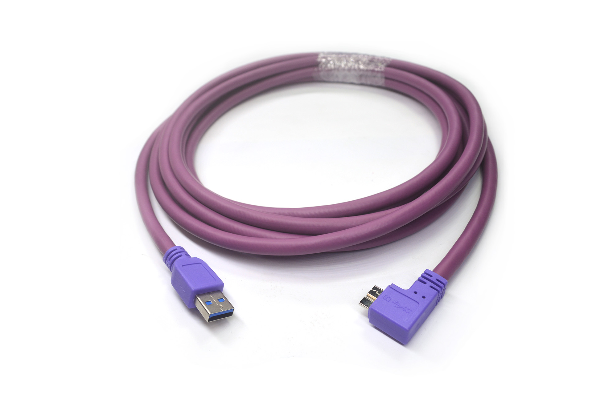 USB3.0 A naar hoek micro-B high flex kabel