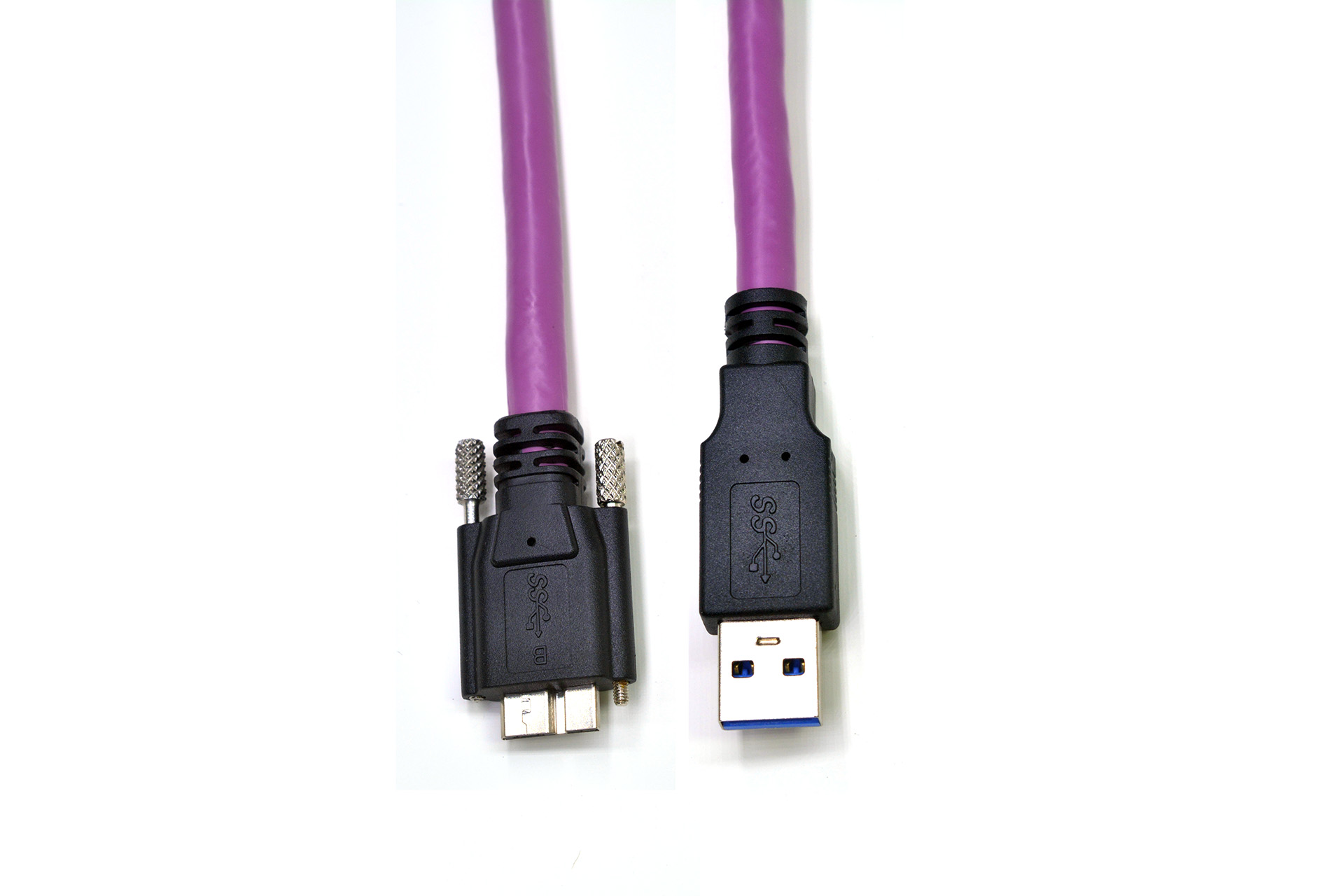 USB3.0 Type-A naar Micro-B kabel met vergrendelingsschroeven