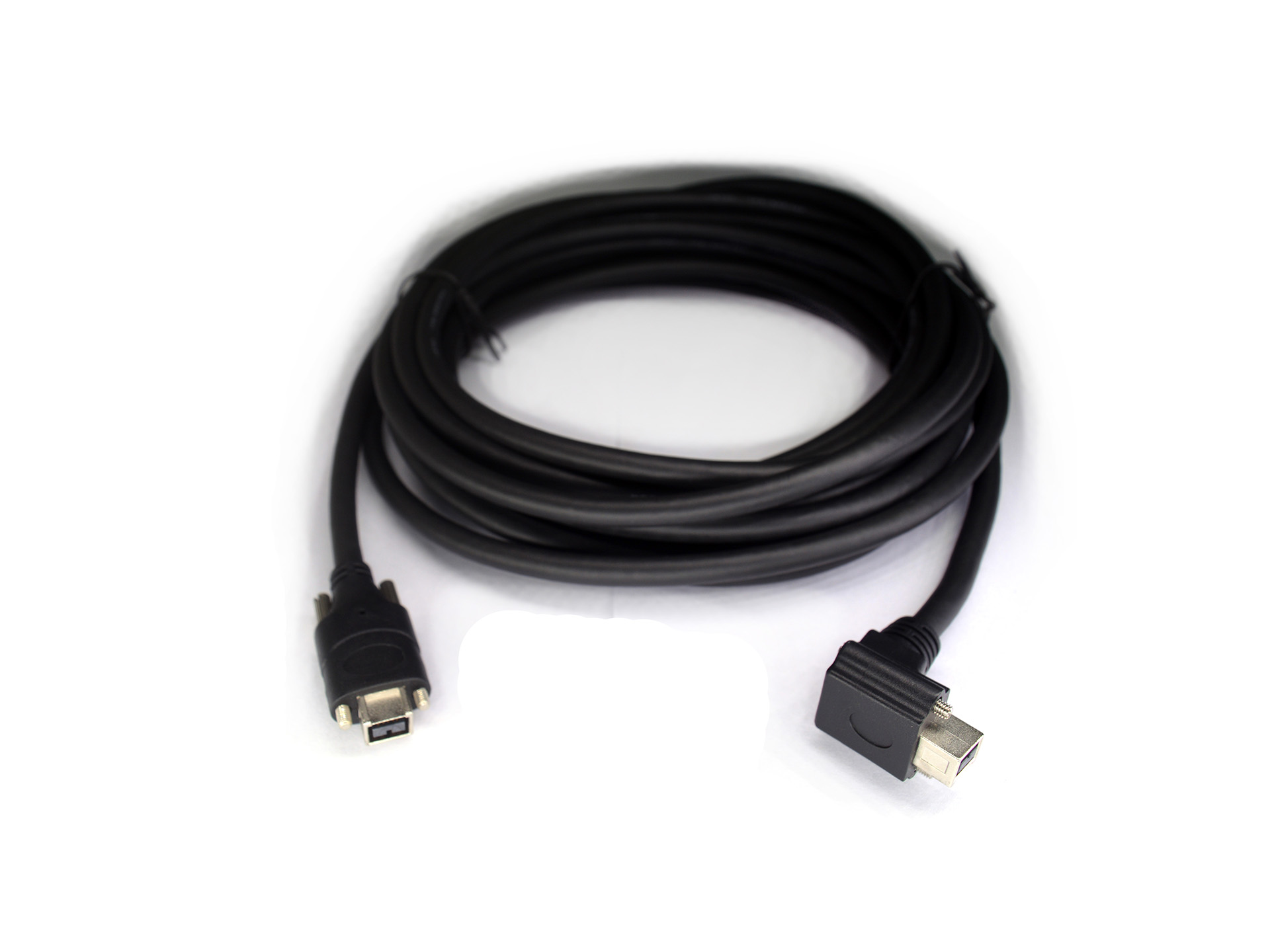 1394B R/A linker kabel met vergrendelingsschroeven