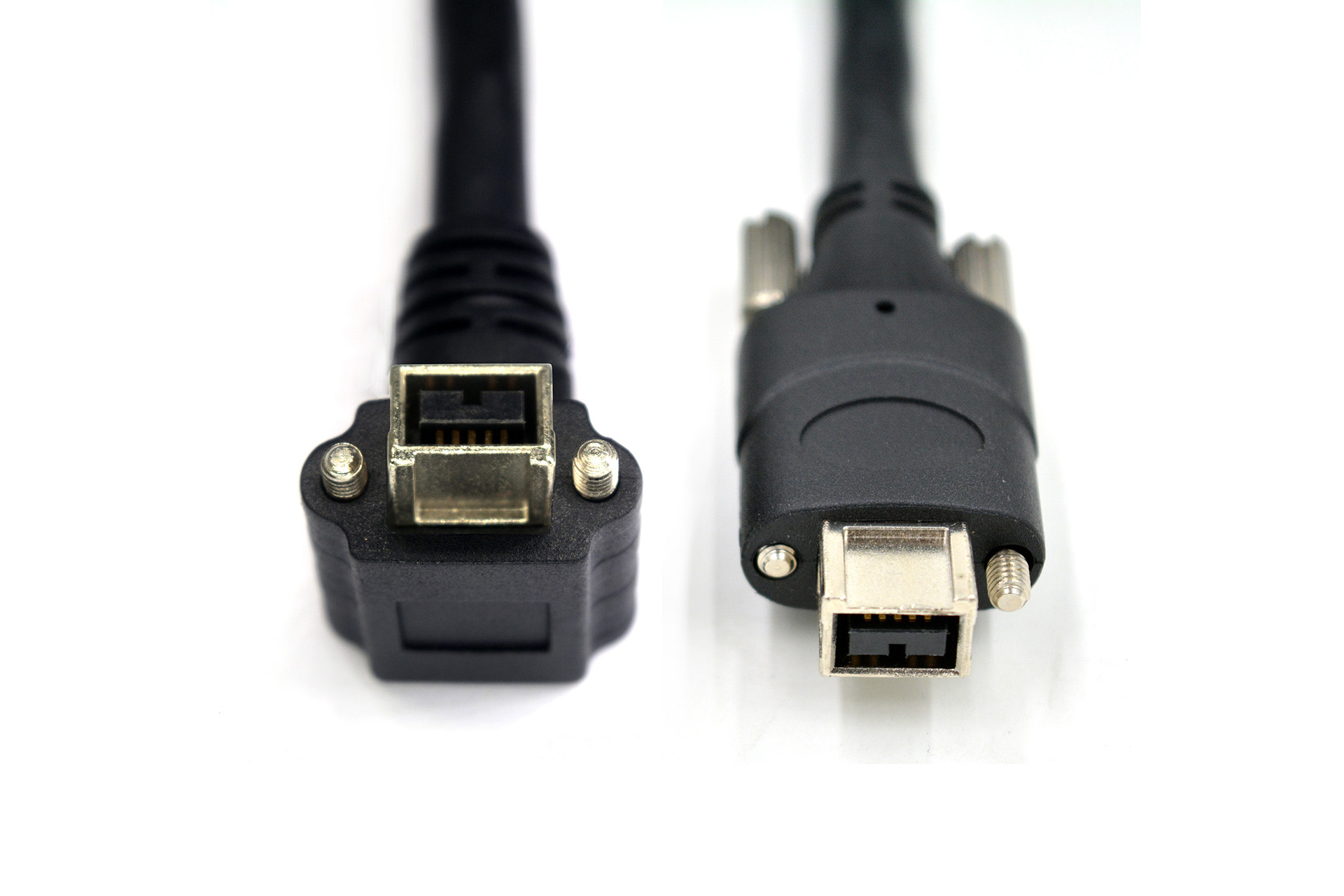 1394B 9-pins R/A up kabel met vergrendelingsschroeven